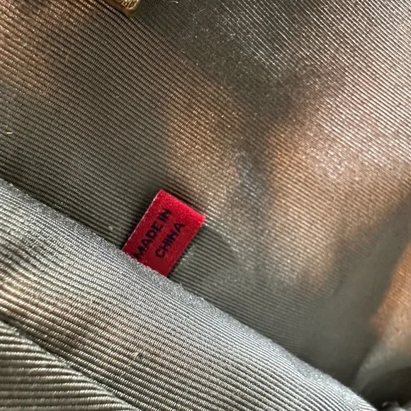 Z-Spoke Zac Posen Green & Burgundy with Snake Skin Pattern Shoulder Bag - Picture 5 of 11